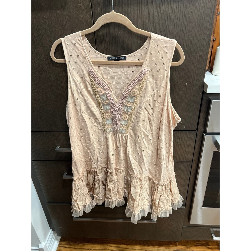 Boston Proper woman's XL‎ blouse tank
